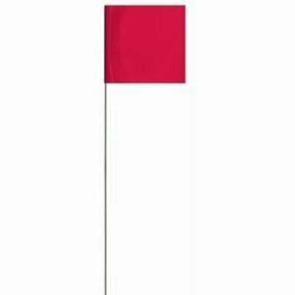 Swanson Tool Co Frg15100 15 in. Red Glo Stake Flags, 100PK HV702102229